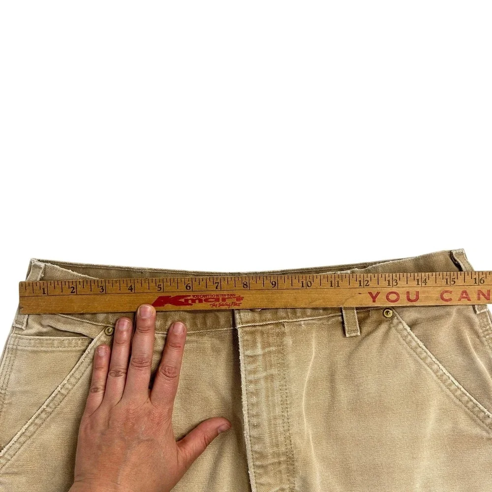 VTG‎ Carhartt Lot 3 USA Double Front Duck Canvas Carpenter Pants 34x30 Dungaree